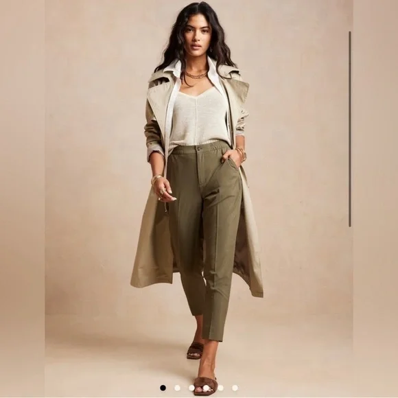 Banana Republic Factory Air Stretch Navy Pants - Picture 3 of 6